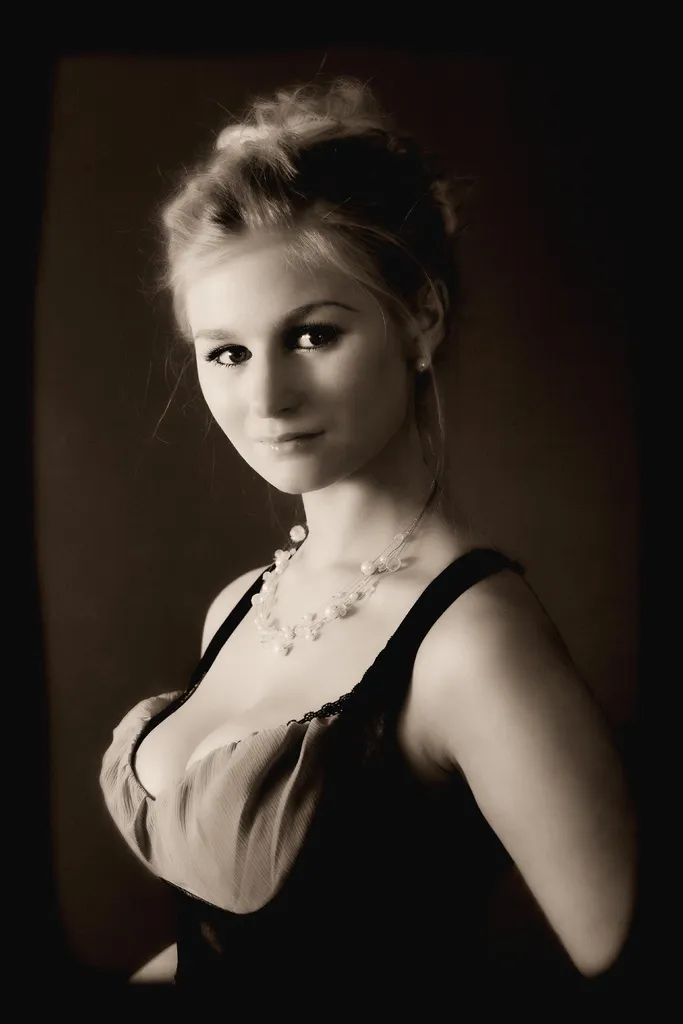 Ruth in a studio beauty shot